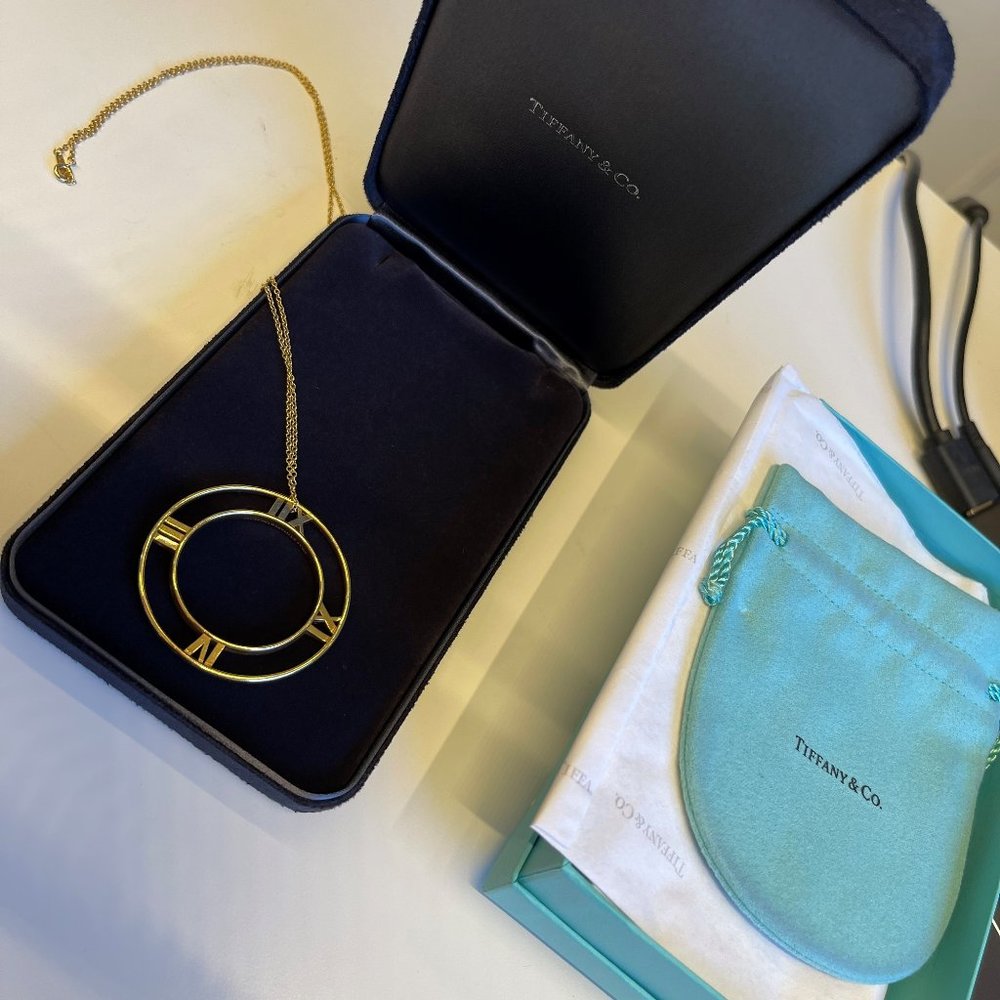 Tiffany & Co. Atlas Collection Necklace in Gold